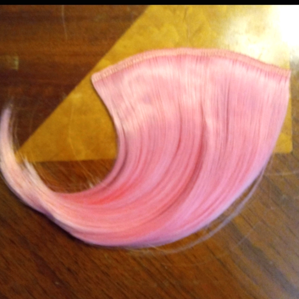 Pink Bang Hair Extension